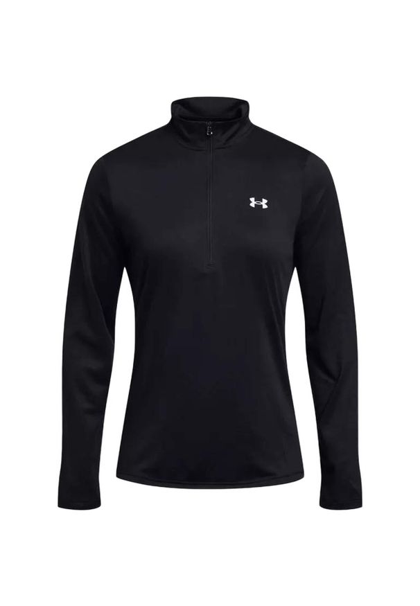 Bluza treningowa damska Under Armour Tech 1/2 Zip- Solid. Kolor: czarny. Sport: bieganie