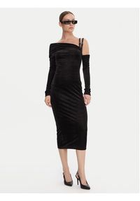 Versace Jeans Couture Sukienka codzienna 79HAO974 J0237 Czarny Slim Fit. Okazja: na co dzień. Kolor: czarny. Materiał: syntetyk. Typ sukienki: proste. Styl: casual #3