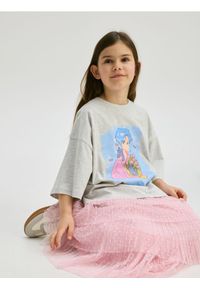 Reserved - T-shirt z nadrukiem - jasnoszary. Kolor: szary. Materiał: bawełna. Długość: krótkie. Wzór: nadruk