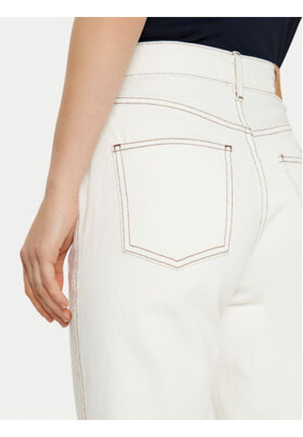 TOMMY HILFIGER - Tommy Hilfiger Jeansy WW0WW43718 Écru Relaxed Fit