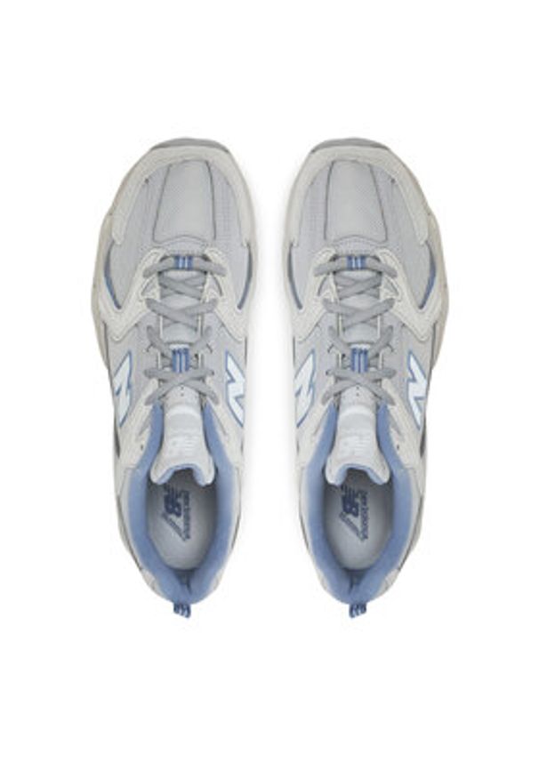 New Balance Sneakersy U530SMB Szary. Kolor: szary. Materiał: skóra, zamsz