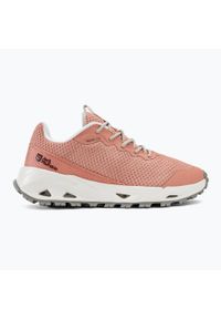 Buty do chodzenia damskie Jack Wolfskin Prelight Vent Low. Zapięcie: sznurówki. Kolor: różowy. Materiał: syntetyk, tkanina, materiał. Szerokość cholewki: normalna. Sport: turystyka piesza