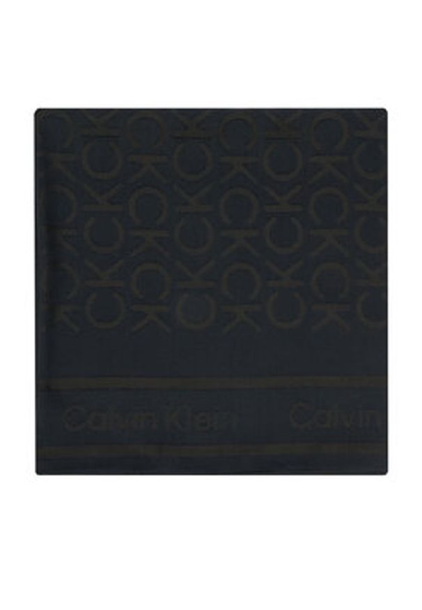 Calvin Klein Chusta K60K612971 Czarny. Kolor: czarny. Materiał: poliester