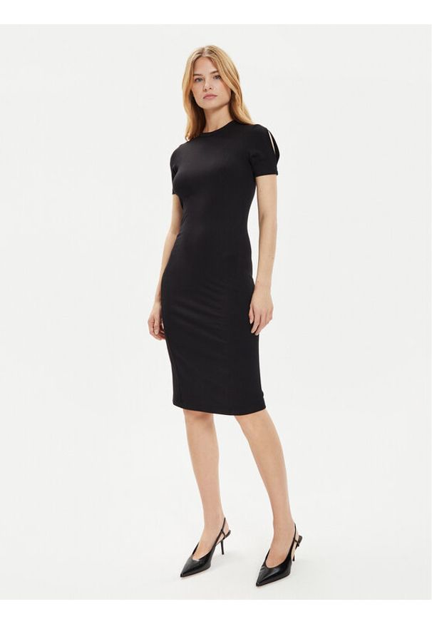 Calvin Klein Sukienka codzienna K20K207233 Czarny Slim Fit. Okazja: na co dzień. Kolor: czarny. Typ sukienki: proste. Styl: casual