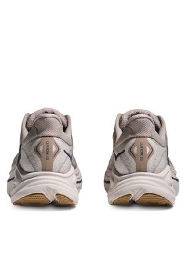 HOKA - Hoka Buty do biegania Clifton 10 1162030 Beżowy. Kolor: beżowy. Materiał: materiał