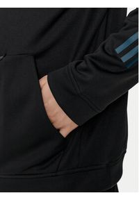 Adidas - adidas Bluza Train Icons 3-Stripes Training IJ8116 Czarny Regular Fit. Kolor: czarny. Materiał: syntetyk