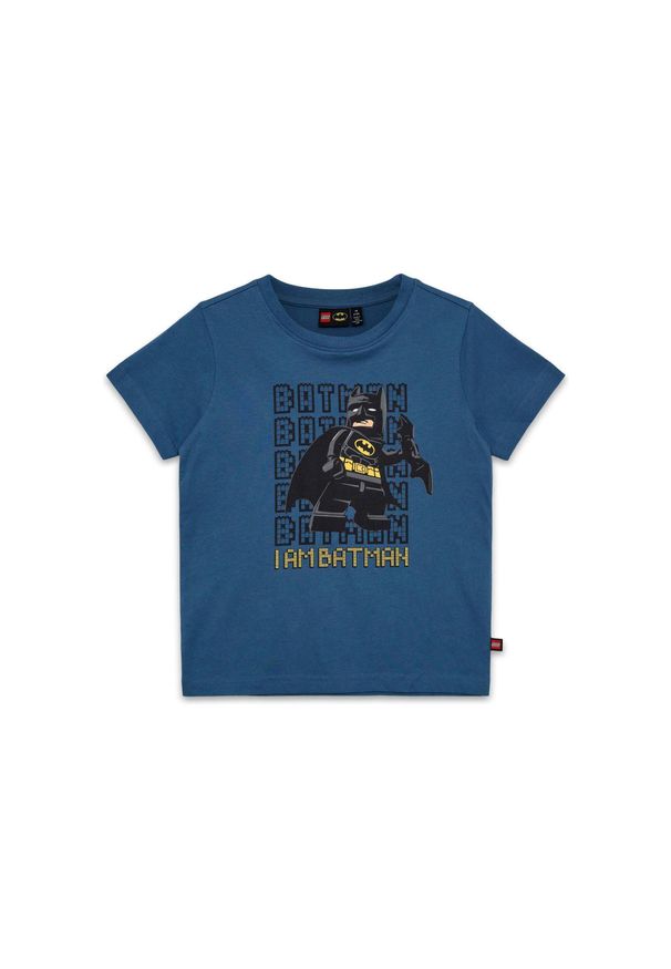 Koszulka Dziecięca LEGO BATMAN Tano 600 Niebieska. Kolor: niebieski. Wzór: motyw z bajki