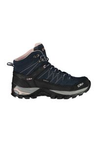 Damskie buty trekkingowe CMP Rigel Waterproof. Kolor: różowy. Materiał: zamsz, materiał. Szerokość cholewki: normalna #1