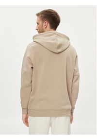 Under Armour Bluza techniczna Ua Essential Flc Blocked Hd 1383070-299 Khaki Loose Fit. Kolor: brązowy. Materiał: bawełna #4