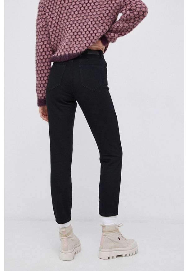 Vero Moda Jeansy damskie high waist. Stan: podwyższony. Kolor: czarny