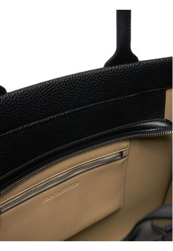 Karl Lagerfeld - KARL LAGERFELD Torebka A1W30041 Czarny. Kolor: czarny. Materiał: skórzane