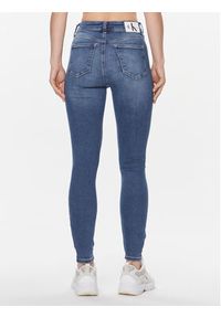 Calvin Klein Jeans Jeansy J20J222144 Niebieski Super Skinny Fit. Kolor: niebieski