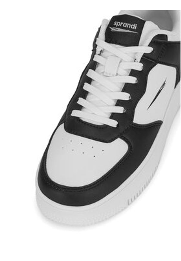 Sprandi Sneakersy WP07-1234 Czarny. Kolor: czarny. Materiał: skóra
