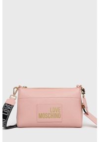Love Moschino torebka kolor różowy. Kolor: różowy