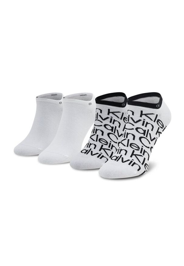 Calvin Klein Skarpety krótkie 701218714 Biały. Kolor: biały. Materiał: materiał