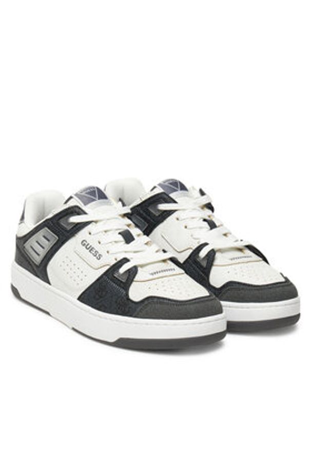 Guess Sneakersy FMTVIN ELL12 Szary. Kolor: szary. Materiał: skóra