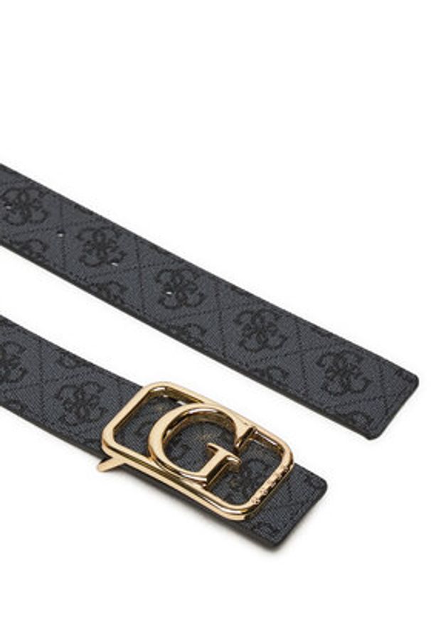 Guess Pasek Damski BW9184 P4435 Czarny. Kolor: czarny. Materiał: skóra