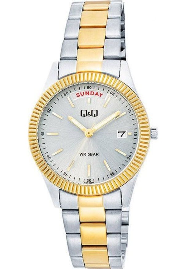 Zegarek Q&Q Zegarek QQ A15A-002P Damski Klasyczny Dwukolorowy. Styl: klasyczny
