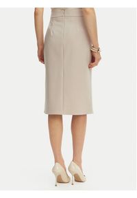 Rinascimento Spódnica ołówkowa CFC0128271003 Beżowy Slim Fit. Kolor: beżowy. Materiał: syntetyk #4