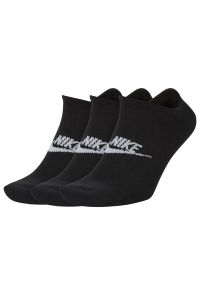 Skarpetki Nike Sportswear Everyday Essential SK0111-010 - czarne. Kolor: czarny. Materiał: tkanina, poliester, elastan, bawełna #1