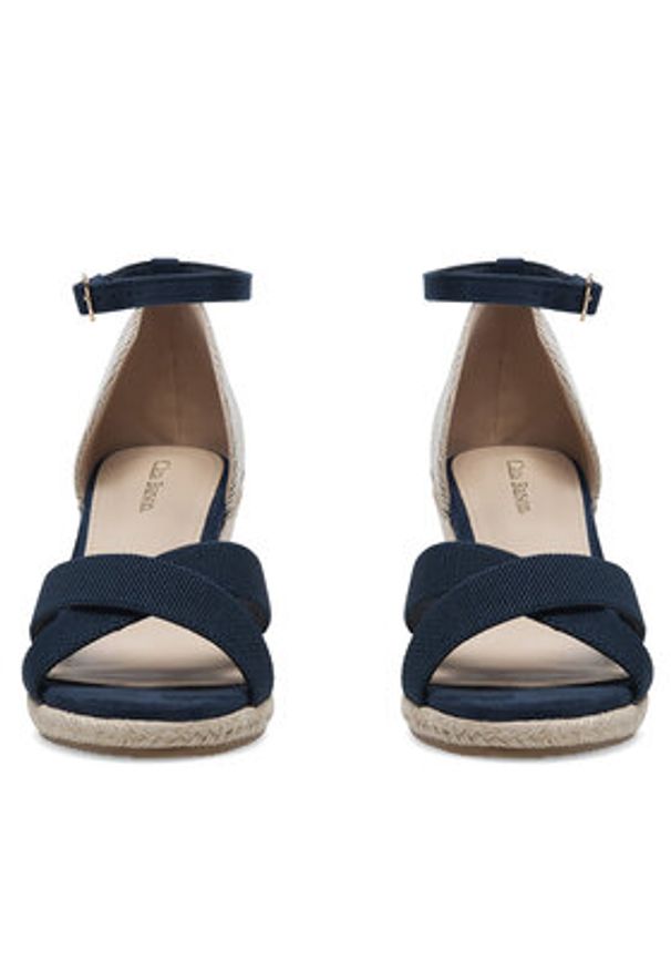 Clara Barson Espadryle WSS20802-03 Granatowy. Kolor: niebieski. Materiał: materiał