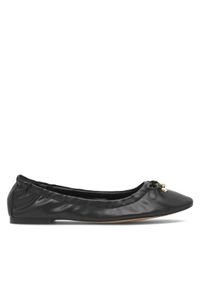 Nine West Baleriny WFA2617-1 Czarny. Kolor: czarny. Materiał: skóra