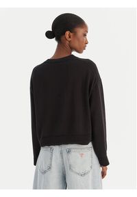 Calvin Klein Jeans Sweter Smooth LV047E304G Czarny Regular Fit. Kolor: czarny. Materiał: bawełna #2