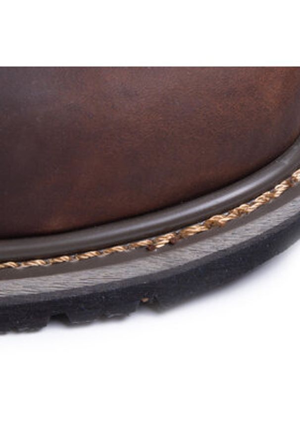 CAT Footwear Trapery Powerplant S3 Hro P724629 Brązowy. Kolor: brązowy. Materiał: nubuk, skóra