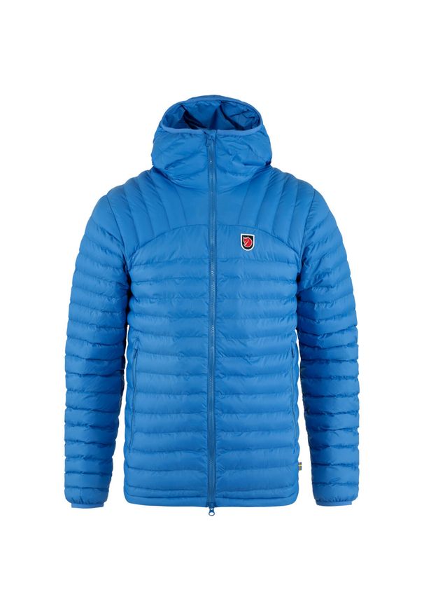 Kurtka puchowa męska Fjällräven Expedition Lätt Hoodie. Kolor: niebieski. Materiał: puch