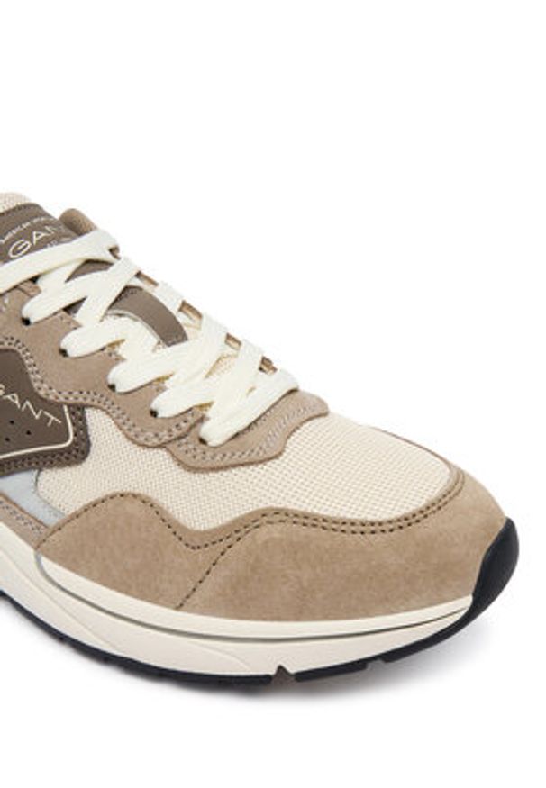 GANT - Gant Sneakersy 30637871 Beżowy. Kolor: beżowy. Materiał: skóra, nubuk