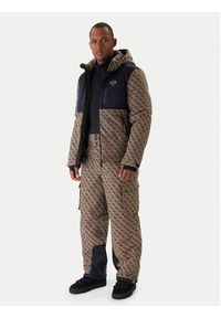 Guess Spodnie narciarskie M5BB77 WF182 Brązowy Regular Fit. Kolor: brązowy. Materiał: syntetyk. Sport: narciarstwo #4