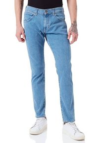 Wrangler - WRANGLER BRYSON MĘSKIE SPODNIE JEANSOWE MID RUN W14XKT30F