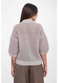 Sweter damski z kołnierzem polo PESERICO. Typ kołnierza: polo #4