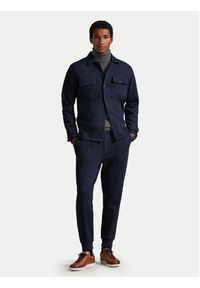 Polo Ralph Lauren Joggery 710B13640002 Granatowy Regular Fit. Kolor: niebieski. Materiał: bawełna #5