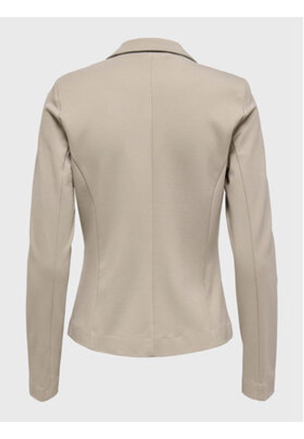 only - ONLY Marynarka 15153144 Szary Regular Fit. Kolor: szary. Materiał: wiskoza, syntetyk
