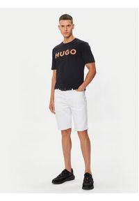 Hugo T-Shirt Dulivio 50513309 Czarny Regular Fit. Kolor: czarny. Materiał: bawełna #4