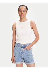 Roxy Top Iconic Days ERJKT04261 Écru Regular Fit. Materiał: bawełna
