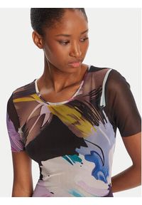 Desigual Sukienka codzienna Bernadette 25WWVK19 Kolorowy Slim Fit. Okazja: na co dzień. Materiał: syntetyk. Wzór: kolorowy. Typ sukienki: proste. Styl: casual #4