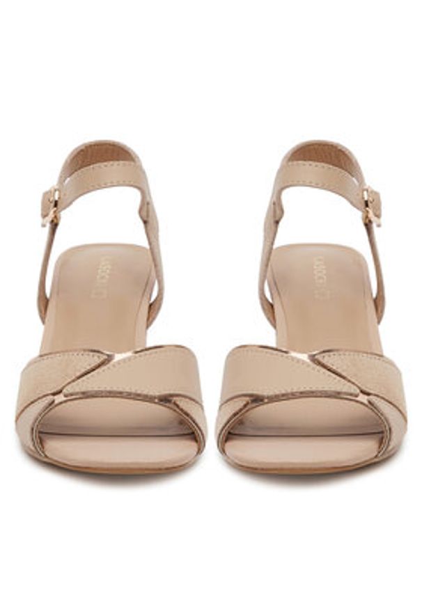 Lasocki Sandały SWILK WYL3454-1Z Beżowy. Kolor: beżowy. Materiał: skóra