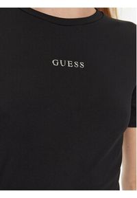 Guess T-Shirt Marika V4YI22 KCD02 Czarny Regular Fit. Kolor: czarny. Materiał: syntetyk