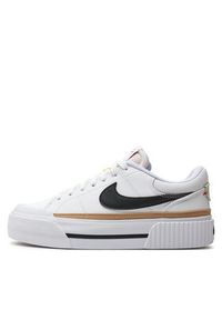 Nike Sneakersy Court Legacy Lift DM7590 100 Biały. Kolor: biały. Materiał: skóra. Model: Nike Court
