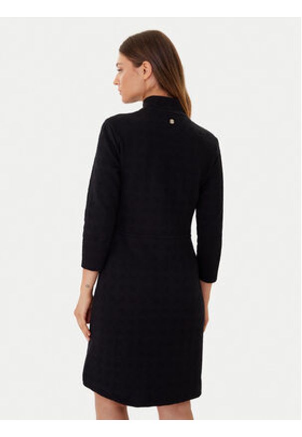 JOOP! Sukienka codzienna 58 254JE58Tariana 30048365 Czarny Regular Fit. Okazja: na co dzień. Kolor: czarny. Materiał: bawełna. Typ sukienki: proste. Styl: casual