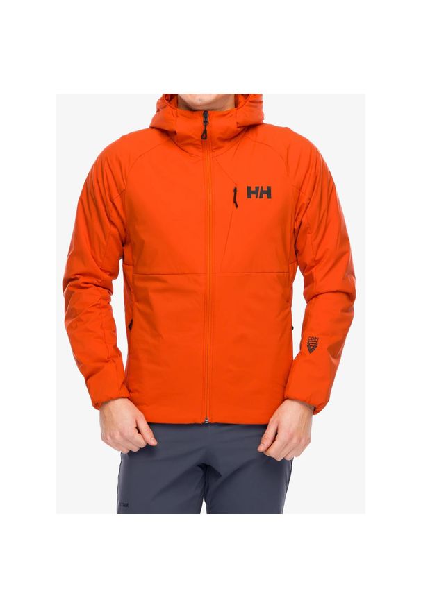 Kurtka ocieplana męska Helly Hansen Odin Stretch Hood Insulated 2.0. Kolor: pomarańczowy