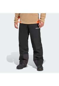 Adidas - Ocieplane spodnie Terrex Multi 2 Layer CLIMAPROOF. Kolor: czarny. Materiał: dresówka