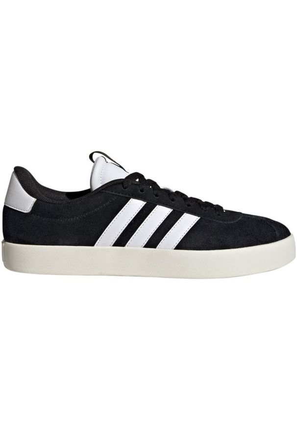 Adidas - Buty adidas Vl Court 3.0 U ID6279 czarne. Okazja: na co dzień. Zapięcie: sznurówki. Kolor: czarny. Materiał: syntetyk, zamsz, materiał, guma, skóra. Szerokość cholewki: normalna