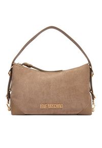 Love Moschino - LOVE MOSCHINO Torebka JC4091PP1PLD110A Beżowy. Kolor: beżowy. Materiał: skórzane #4