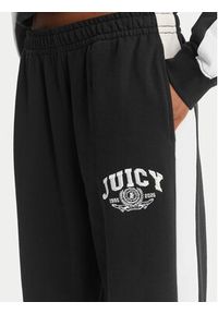 Juicy Couture Spodnie dresowe College JCSBJ126402 Czarny Relaxed Fit. Kolor: czarny. Materiał: bawełna #3