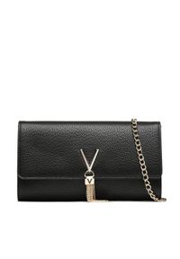 VALENTINO - Valentino Torebka Divina VBS1R401G Czarny. Kolor: czarny. Materiał: skórzane