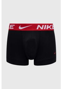 Nike bokserki 3-pack męskie kolor czarny. Kolor: czarny. Materiał: tkanina, skóra, włókno #7