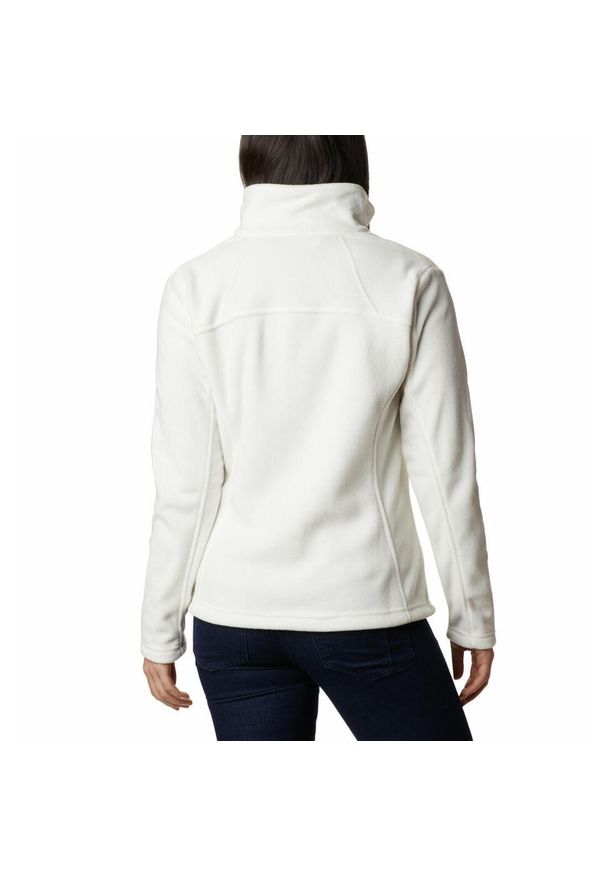 columbia - Kurtka uniwersalna damska Columbia Fast Trek II Jacket. Kolor: biały. Materiał: polar. Sport: turystyka piesza
